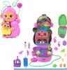 Mamma e bambino della scimmia Polly Pocket Anteprima dell’immagine prodotto 3