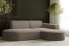 Canapé en L MODENA canapé d'angle Verita tissu beige foncé Voir les images du produit 6