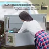HOMCOM Pevná úložná bedna z hliníku s bočními úchyty Náhled obrázku produktu 6