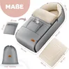 KIDIZ® Babyfußsack Baby Fußsack Winterfußsack Babyschale Produktbild-Vorschau 2