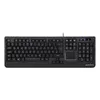 A black Perixx PERIBOARD-513 II US keyboard with a touchpad is shown against a white background. Náhled obrázku produktu