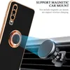 A phone case with a ring holder is shown attached to a car vent mount. Produktbild-Vorschau