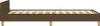 vidaXL Bettgestell ohne Matratze Dunkelbraun 90x190 cm Produktbild-Vorschau 5