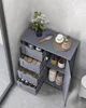 Vasagle Schmaler Badschrank mit 4 Schubladen, Grau, Frei Produktbild-Vorschau 14