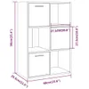 vidaXL Armoire de stockage Gris Sonoma 60x29,5x90 cm Voir les images du produit 8