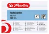 Karty edukacyjne Herlitz, opakowanie 100 sztuk, kolor biały Podgląd zdjęcia produktu 1