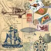 20 Servietten Around the world - Um die Welt 33x33cm Produktbild-Vorschau 1