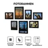 Bilderrahmen, 7er Set schwarzen Fotorahmen, Produktbild-Vorschau 5