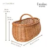 Creative Home Kosz Wiklinowy z uchwytem i oplotem | 45x Podgląd zdjęcia produktu 3