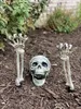 Realistische Skelett Pfähle Halloween Dekorationen für Produktbild-Vorschau 2