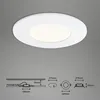 Lampada da incasso LED set da 3 4000K Ø8,5cm 8W IP44 Anteprima dell’immagine prodotto 7