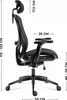 Chaise de jeu Huzaro Combat 7.3 Black Mesh Voir les images du produit 7