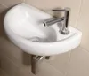 OVAL keramické umývadlo 39x23cm, biele Náhľad obrázku produktu 2