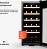 Klarstein Smart vinotéka, 1zónová vinotéka s prosklenými Náhled obrázku produktu 6