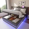 INONEFT Boxspringbett Polsterbett 160x200 mit LED und Produktbild-Vorschau 8