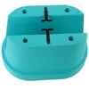 A turquoise oval balcony planter box is shown from a front-facing, slightly elevated angle against a white background. Anteprima dell’immagine prodotto