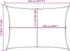 Voile d'ombrage 160 g/m² Beige 5x7 m HDPE Voir les images du produit 10