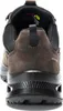 The back view of a brown work shoe. Produktbild-Vorschau