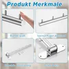 Drehbarer Edelstahl Kleiderhaken,Klappbar Wandgarderobe, Produktbild-Vorschau 5