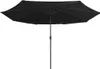 A black umbrella is shown against a white background. Produktbild-Vorschau