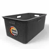 BigDean wasmand, 59x39x26 cm, rieten design – wasbak. Productafbeelding-voorbeeld 1