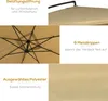 Outsunny Ampelschirm 295x295cm Sonnenschirm mit Netzseiten Produktbild-Vorschau 6
