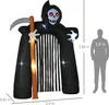 HOMCOM Halloween Nadmuchiwana Łuk Ponurego Żniwiarza 2,85 m Podgląd zdjęcia produktu 3