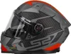 LS2 FF811 VECTOR II SPLITTER Integralhelm XL in rot/grau Produktbild-Vorschau 5