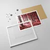 Gerahmtes Poster - Weißer Rahmen - Wald Rot Bäume - 70x50 Produktbild-Vorschau 4