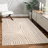 Teppich Wohnzimmer Kurzflor Blätter Floral Regenbogen Produktbild-Vorschau 1