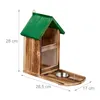 Relaxdays Eichhörnchen Futterhaus, Holz, Produktbild-Vorschau 4