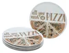 CreaTable, 21568, Europa Bunt, Pizzateller 6-tlg, Porzellan Produktbild-Vorschau 1