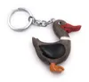 Onwomania Porte-clés en bois Canard Colvert Oie Oiseau Voir les images du produit 2