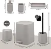 Ensemble de salle de bain 5 pièces eluno VALONA comprenant Voir les images du produit 7