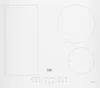A top-down view of a white induction hob. Anteprima dell’immagine prodotto