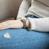Strap-it Stahlgliederarmband - passend für Garmin Lily Produktbild-Vorschau 4