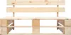 Outdoor-Sofa Paletten mit Kissen in Sandfarben Kiefernholz Produktbild-Vorschau 4
