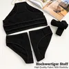 7 Damen Taillenslips Unterhosen -  44 Schwarz Produktbild-Vorschau 5