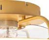 DeckenventilaTor Gold 46,5 cm inkl  LED mit Fernbedienung Produktbild-Vorschau 6
