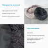 Intirilife, soffice lettino in peluche grigio scuro Anteprima dell’immagine prodotto 3