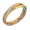 Ring Goldring mit Diamant 585 Weißgold Gelbgold Rotgold Produktbild-Vorschau 2