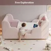 AIORBER Wolken-Design Kinderbett 90x200cm, Polsterbett mit Produktbild-Vorschau 7