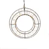 LED Kranz abgeflacht - Lichterkranz mit 400 bernstein LED - D: 30cm - 8Modi/Timer - Innen/Außen Produktbild-Vorschau