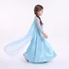 Eisblaues Prinzessinnenkleid für Mädchen mit Glitzer, Produktbild-Vorschau 4
