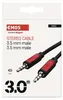 JACK kabel 3,5mm stereo, vidlice - 3,5mm vidlice 3m Anteprima dell’immagine prodotto
