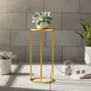 DanDiBo Blumenhocker Metall Gold Rund 60 cm Blumenständer Produktbild-Vorschau 5