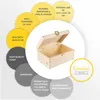Creative Deco Holzkiste Holzbox mit Deckel | 21,5 x 13,8 x Produktbild-Vorschau 5