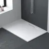 Mineralguss-Duschwanne extra flach LYRA WEISS 70x100cm Produktbild-Vorschau 2