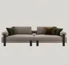 Sofa 2 Sitzer Textil Holz Modern Sofa Polster Couch Design Produktbild-Vorschau 1