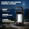 Wiederaufladbare Campinglaterne, 2000 Lumen, wasserdichte Produktbild-Vorschau 2
